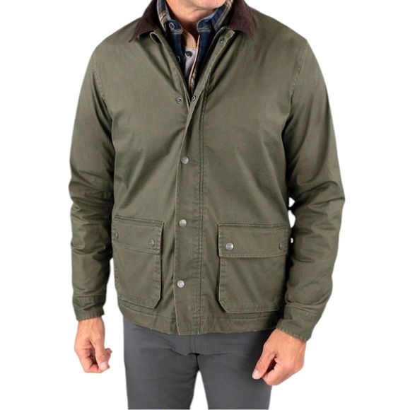 Tailor Vintage Heritage Men’s Forest Green Waxed Jacket Zip Up Jacket Medium - Picture 14 of 15